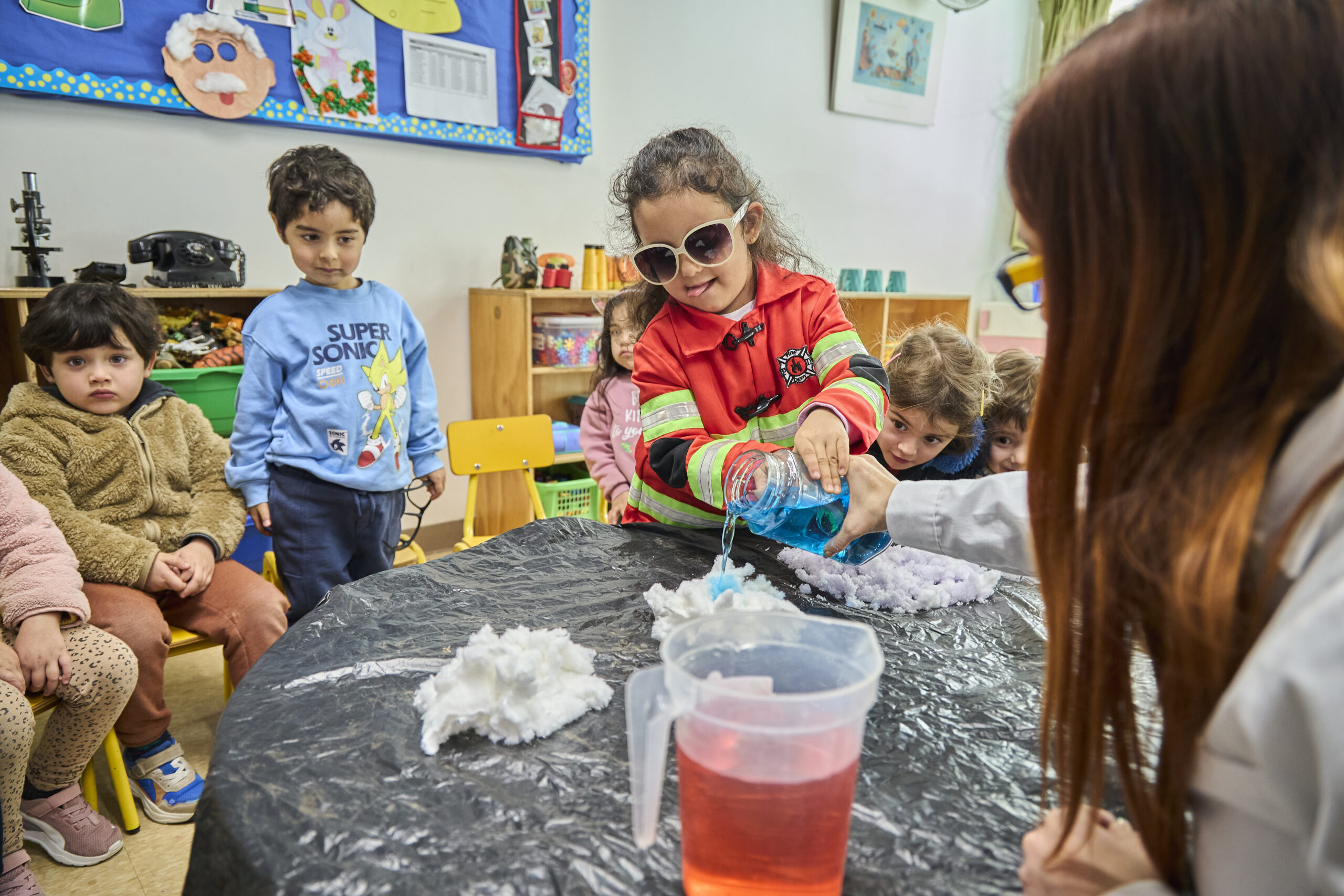 Experimento con agua