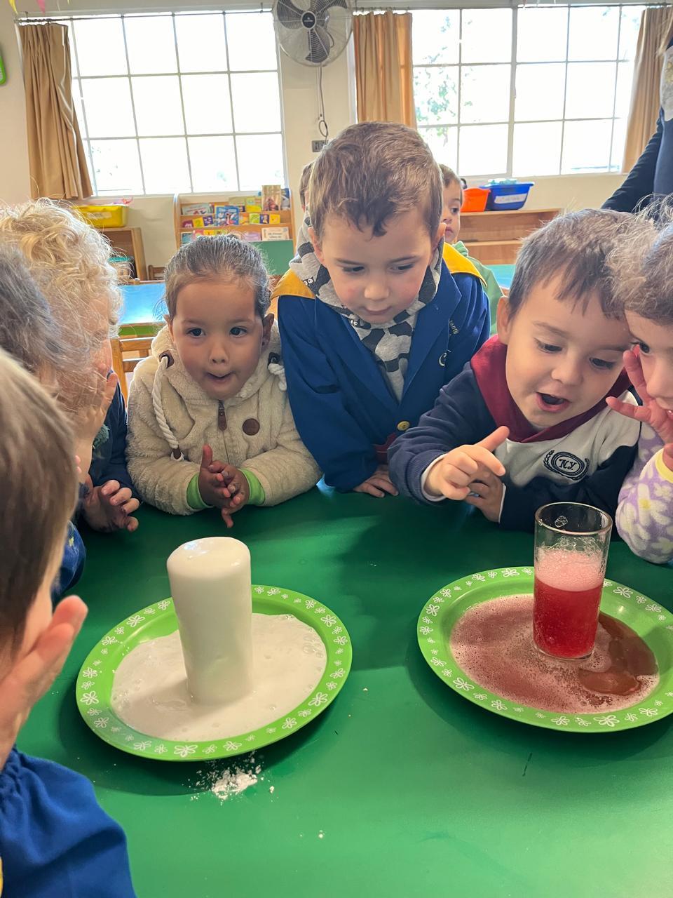 Experimento del volcán